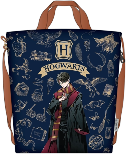 Harry Potter torba zakupowa navy & gold