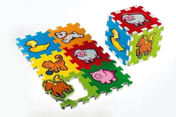 Piankowe puzzle moje pierwsze zwierzątka