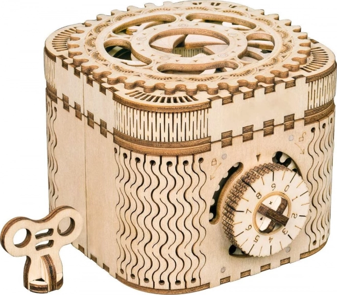 RoboTime 3D drewniane mechaniczne puzzle Szkatułka