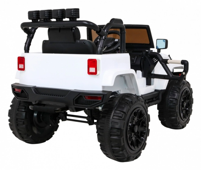 Dziecięcy samochodzik elektryczny All Terrain Jeep Biały