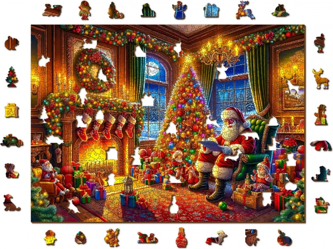 Drewniane puzzle Magia Wigilii 1010 elementów