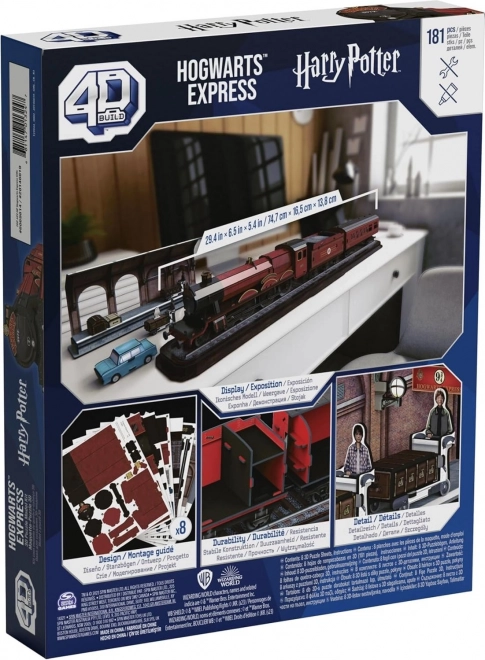 4D BUILD 3D Puzzle Harry Potter: Ekspres do Hogwartu 181 elementów