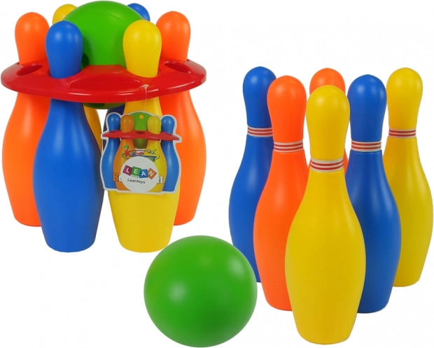 Kolorowy dziecięcy zestaw do kręgli 6 szt., 26 cm