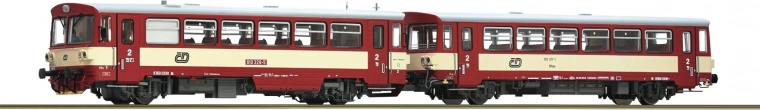 Roco spalinowy wagon silnikowy ČD z wagonem doczepnym