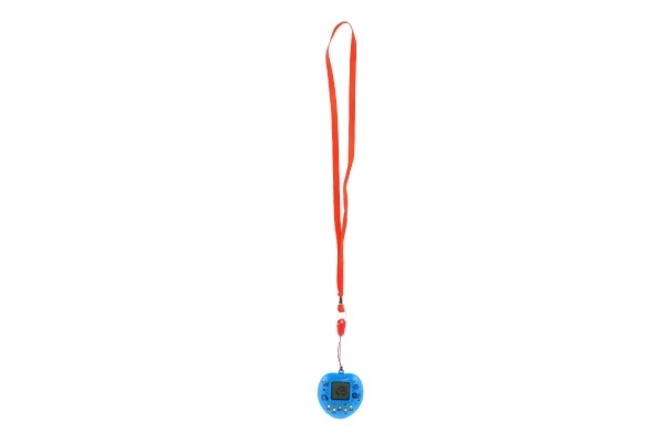 Zwierzątko elektroniczne brelok ze sznureczkiem plastik 5x6cm na baterie mix kolorów 10,5x15x2cm
