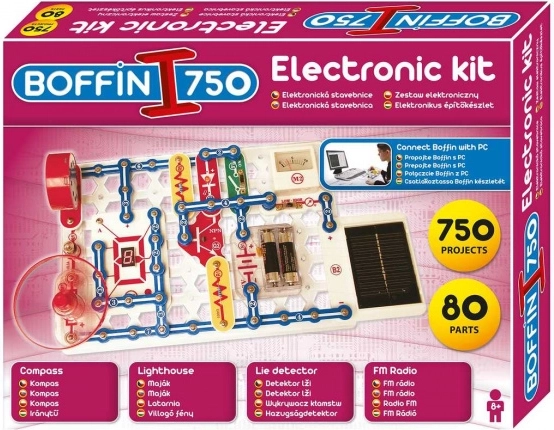 elektroniczny zestaw konstrukcyjny BOFFIN I 750 – 750 projektów i 80 komponentów
