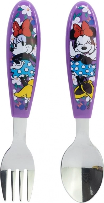 Dziecięcy zestaw sztućców Minnie