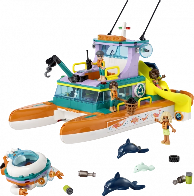 LEGO Friends morska łódź ratunkowa