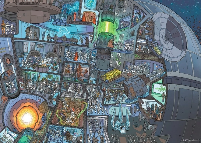 Puzzle Star Wars: Gdzie jest Chewie? 1000 elementów