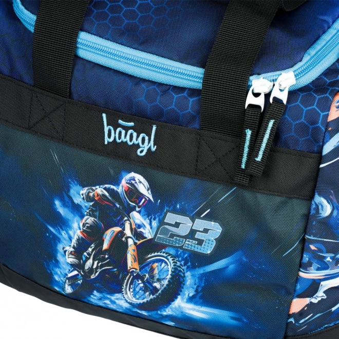 BAAGL Dziecięca torba sportowa Motocykl