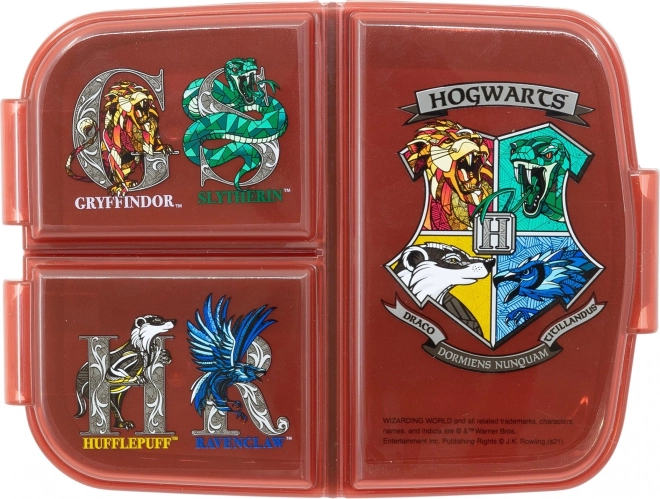 STOR Multi Box na przekąskę Harry Potter: Herby domów Hogwartu