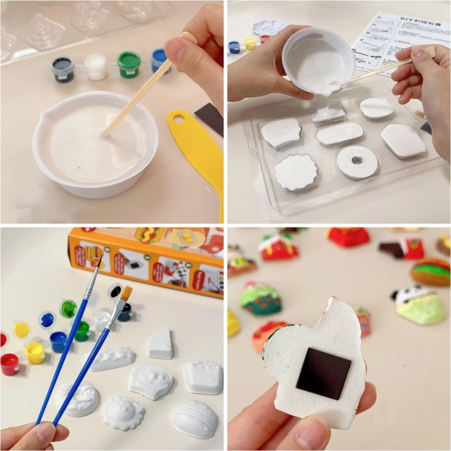 Woopie kreatywny zestaw z odlewami i farbami – kosmiczne figurki DIY