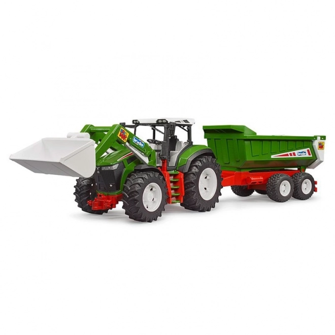 Bruder Traktor ROADMAX z przednim ładowaczem i pojazdem