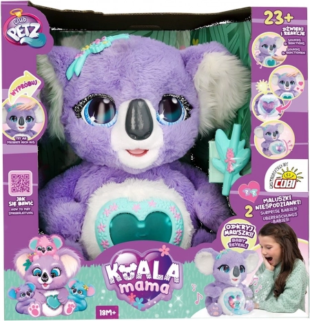 interaktywna pluszowa koala mama CLUB PETZ od IMC Toys