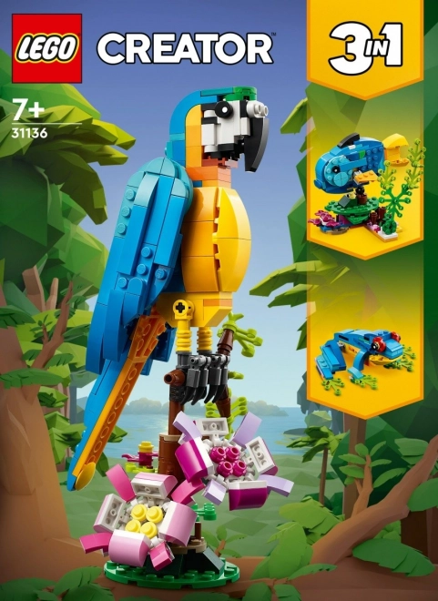LEGO Creator 3w1 31136 Egzotyczna Papuga
