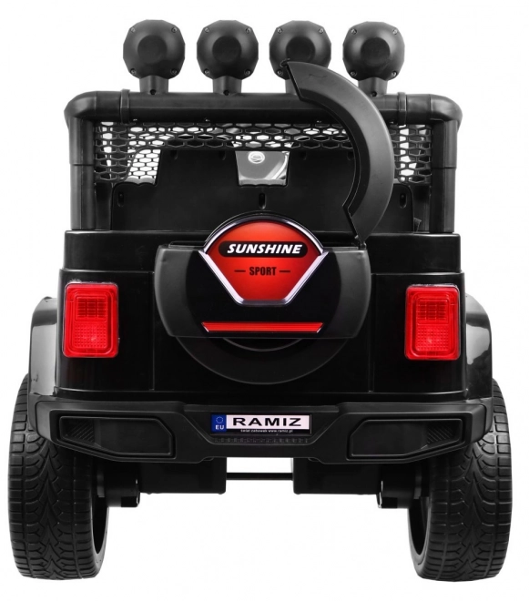 Dziecięcy elektryczny samochód Raptor Drifter czarny z pilotem i napędem 4x4