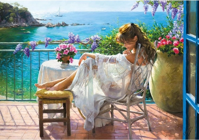 Puzzle CHERRY PAZZI Piękność nad błękitnym morzem 2000 elementów