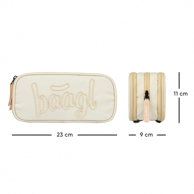 Studencka piórnik Beige