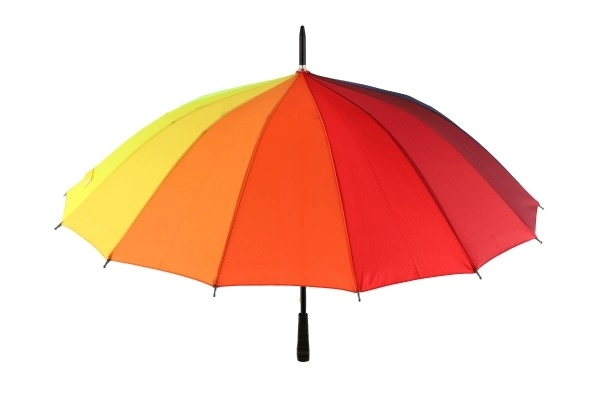 Wysuwany tęczowy parasol