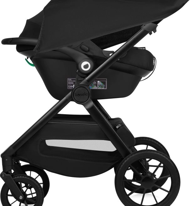 Lionelo wózek wielofunkcyjny Layla 3w1 czarny Onyx