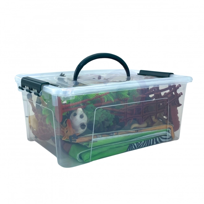 Figurki Safari i mata do zabawy Woopie