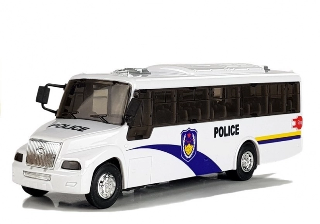 Model policyjnego autobusu Światła białe