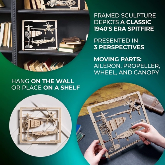 Ugears drewniane mechaniczne puzzle Myśliwiec