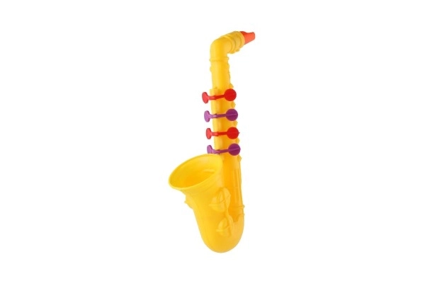Saksofon plastowy 24cm 2 kolory w torebce