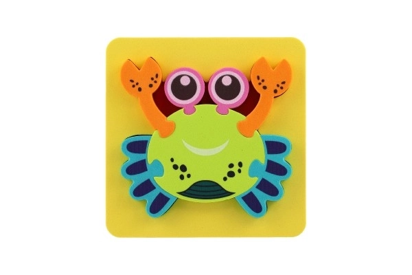 Piankowe puzzle 3D zwierzątka dla dzieci