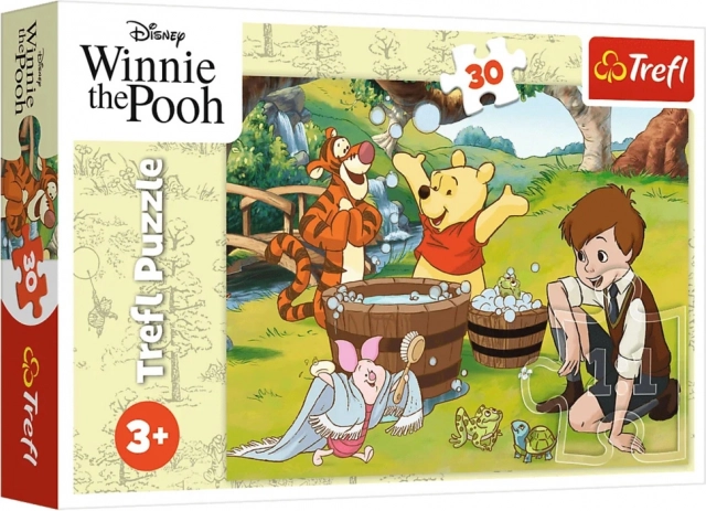 Puzzle 30 – dzień z Kubusiem Puchatkiem DISNEY