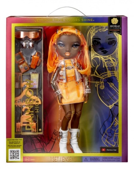 Rainbow High Fashion lalka, seria 5 - Michelle St. Charles