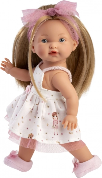 Realistyczna lalka Llorens Valeria z całkowicie winylowym ciałem - 28 cm