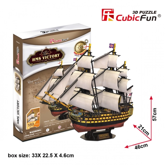 3D puzzle żaglowiec HMS Victory