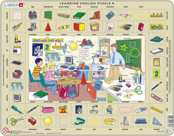 Larsen puzzle angielski: w szkole