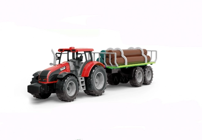 Zabawka Traktor z Przyczepą na Kłody dla Dzieci
