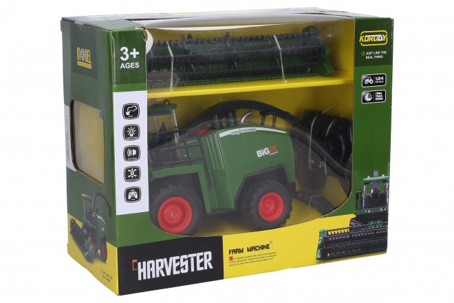 Kombajn dymiący RC na zdalne sterowanie 28 cm