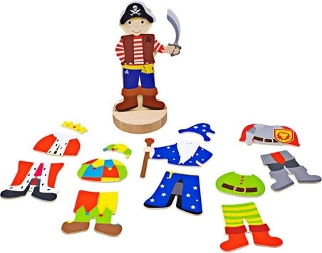 magnetyczne przebierane puzzle – mistyczne postacie od Bigjigs Toys