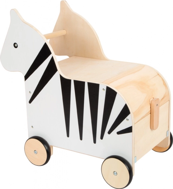 Mała stopa Pudełko na zabawki Zebra „Wildlife“