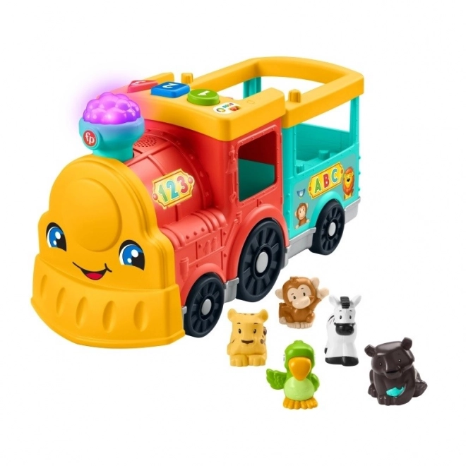 Edukacyjny pociąg ze zwierzątkami Fisher Price Little People