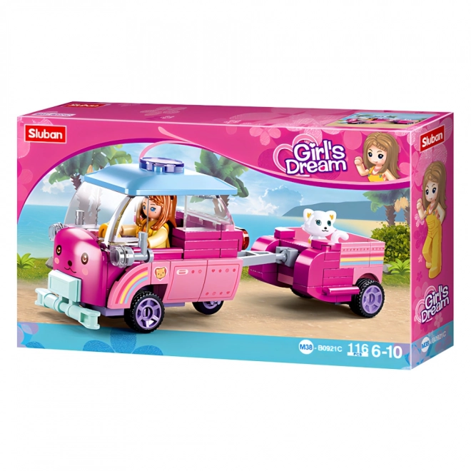 Sluban Girls Dream M38-B0921C Wóz Kotka