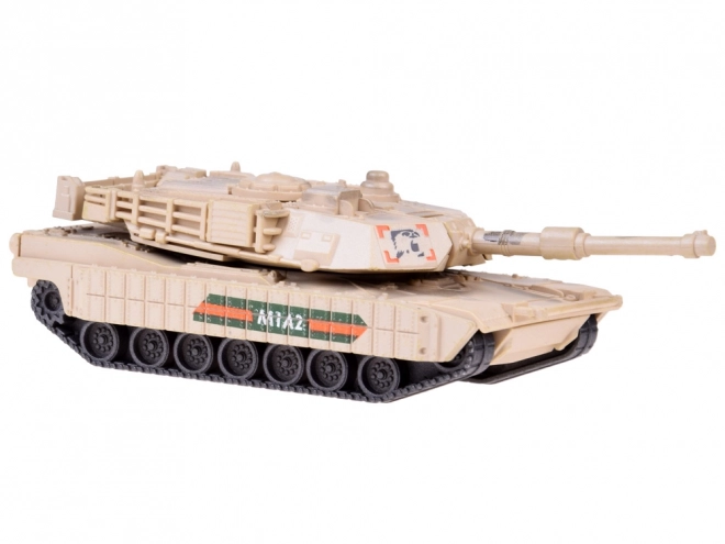 Zestaw budowlany amerykański czołg Abrams M1A2 w skali 1:72