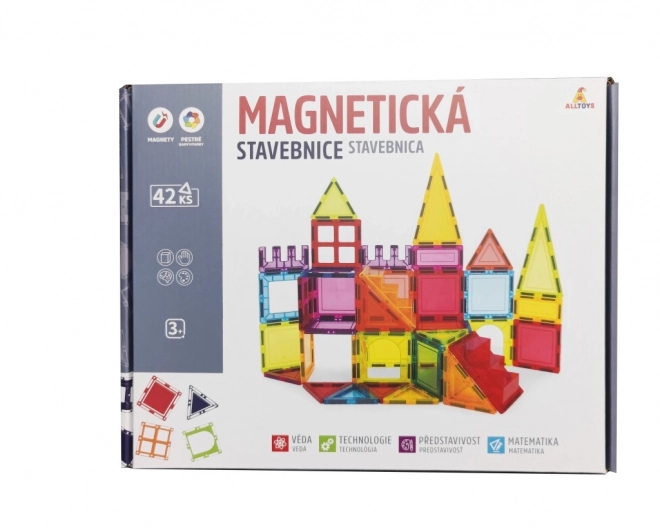 Kolorowa magnetyczna konstrukcja dla dzieci