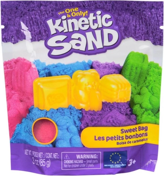 Kinetic Sand słodycze – neonowy piasek kinetyczny z foremką