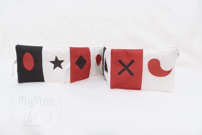 MyMoo Kontrastowe tekstylne leporello