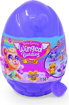 Baby Gemmy skrzydlaci przyjaciele – pluszowe misie Royal set w jajku-niespodziance