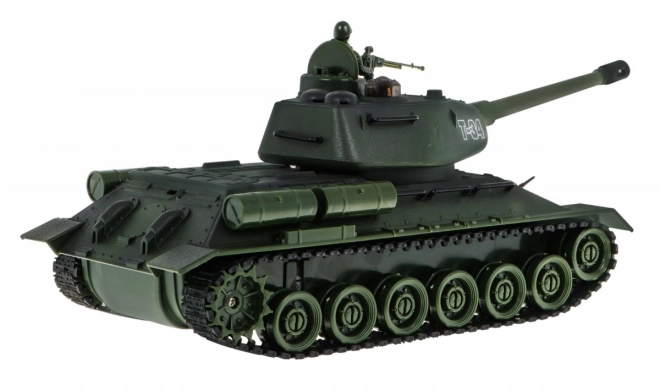 Zdalnie sterowane 2 czołgi T-34 vs. Tygrys dla dzieci 3+ Strzelające modele 1:28 + Wielka bitwa czołgowa + Efekty świetlne i dźwiękowe