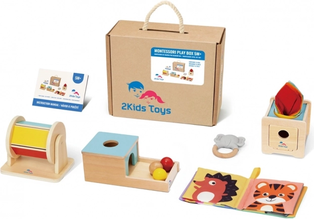 Zestaw zabawek Montessori dla dzieci od 5 miesięcy