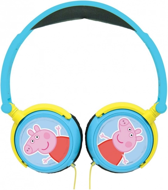 Składane przewodowe słuchawki dziecięce PEPPA PIG