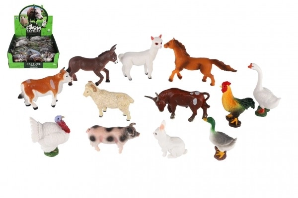 Plastowa figurka zwierzątka domowe mix gatunków