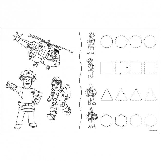 Puzzle 24 elementów SUPER MAXI Strażak Sam
